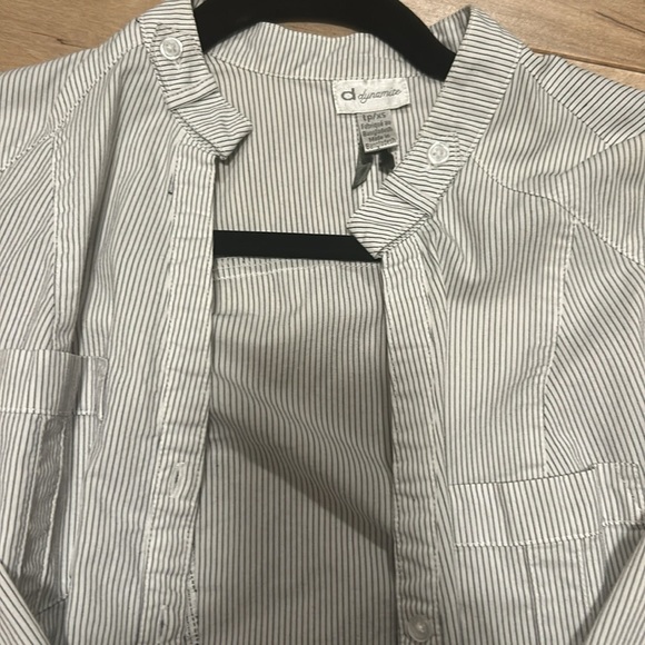 Striped Button-Up Shirt - Picture 2 of 2
